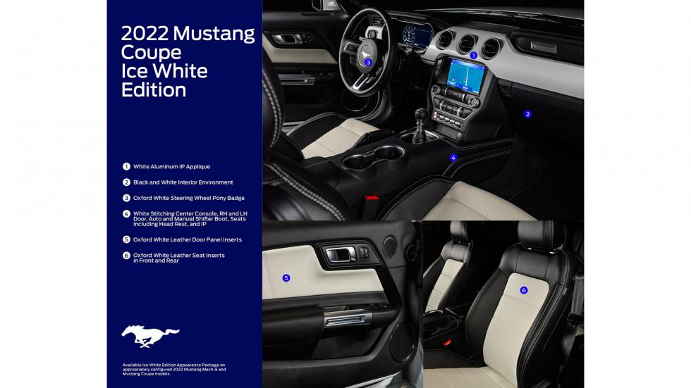 Ειδική έκδοση Ice White για τις Ford Mustang και Mach-E