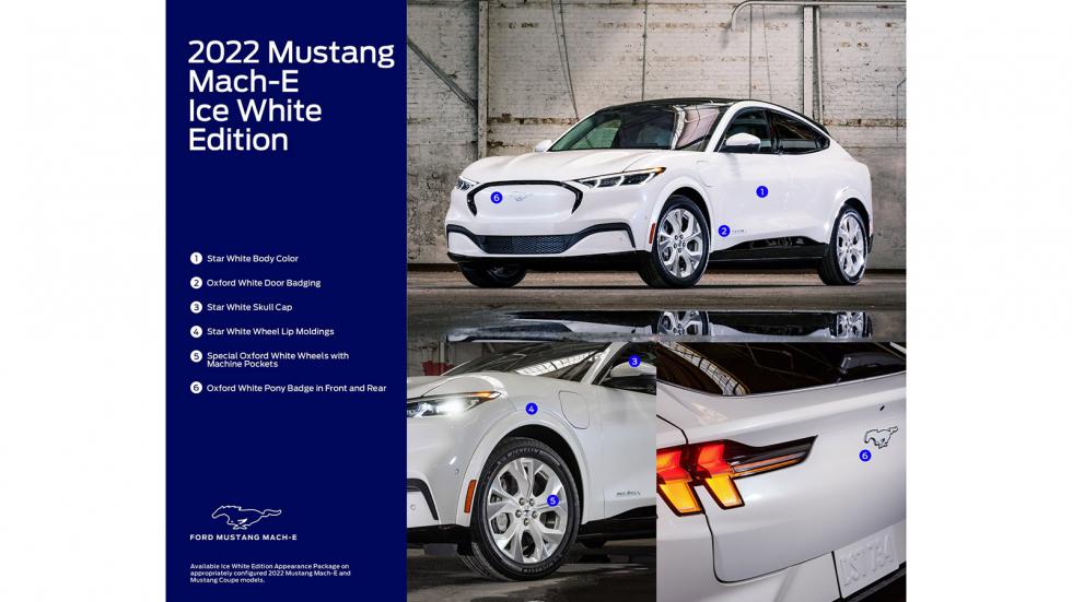 Ειδική έκδοση Ice White για τις Ford Mustang και Mach-E