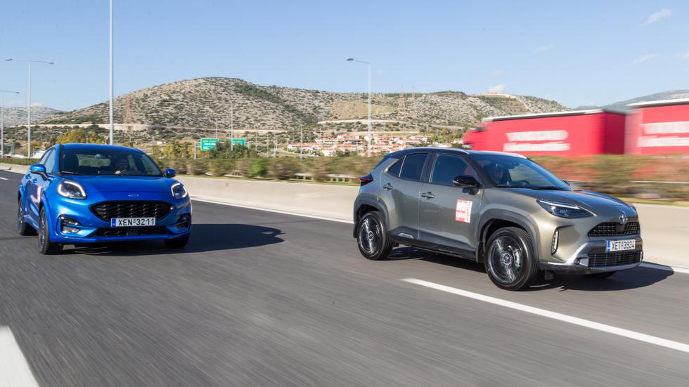 Σύγκριση: Ford Puma Vs Peugeot 2008 Vs Toyota Yaris Cross Hybrid