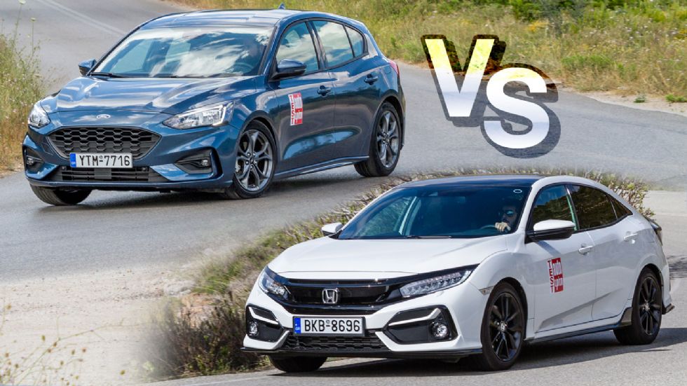 Στα ίδια λεφτά & 182 άλογα: Ford Focus Vs Honda Civic