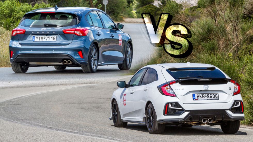 Στα ίδια λεφτά & 182 άλογα: Ford Focus Vs Honda Civic