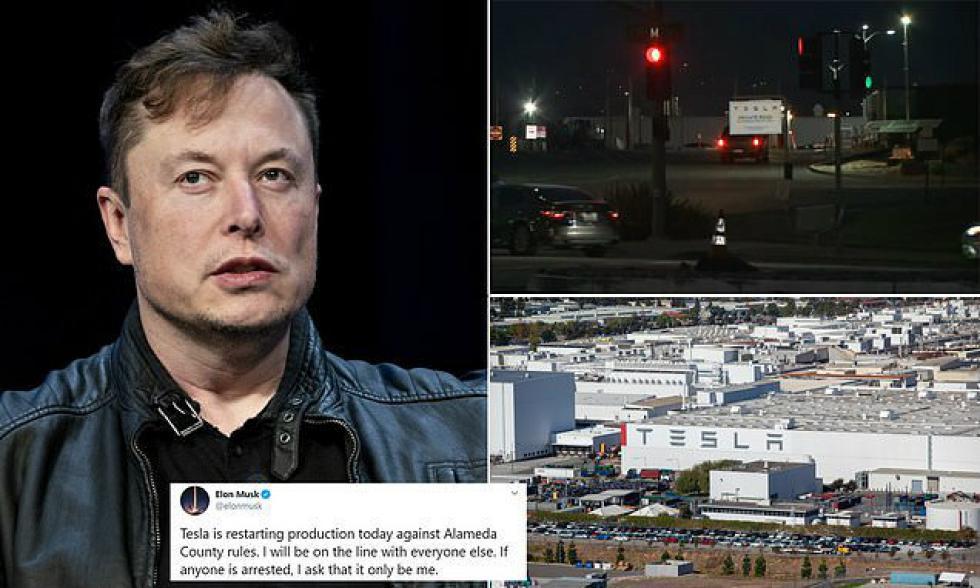 Αντάρτικο της Tesla στο lockdown