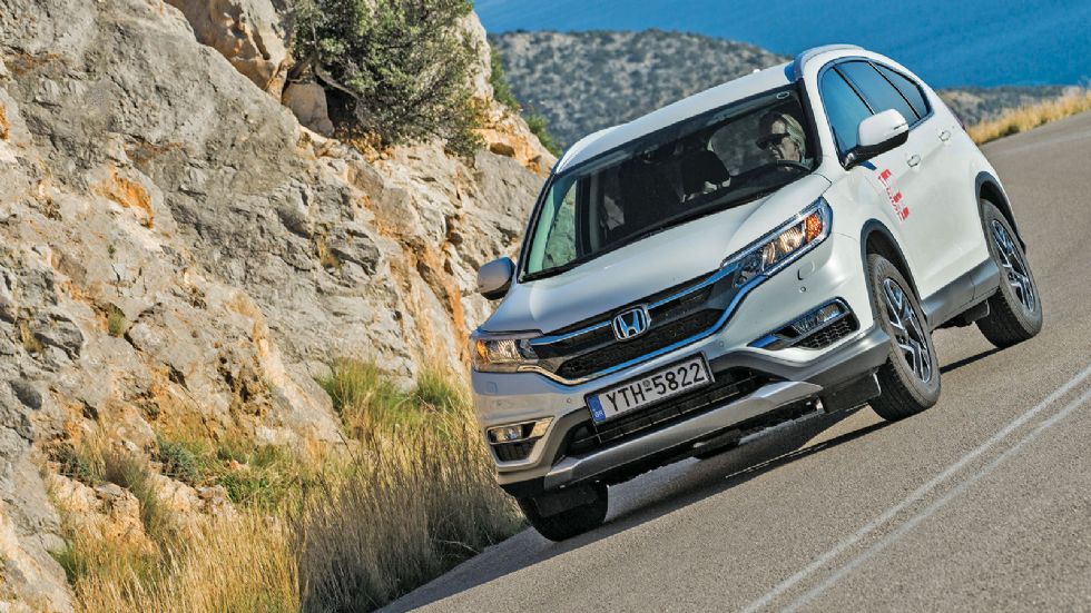 Δοκιμάζουμε το Honda CR-V στην έκδοση με τον 1,6 λτ. iDTEC κινητήρα και το αυτόματο κιβώτιο ταχυτήτων 9 σχέσεων.