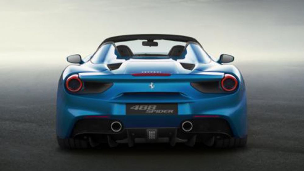 H Ferrari 488 Spider αποκαλύπτεται