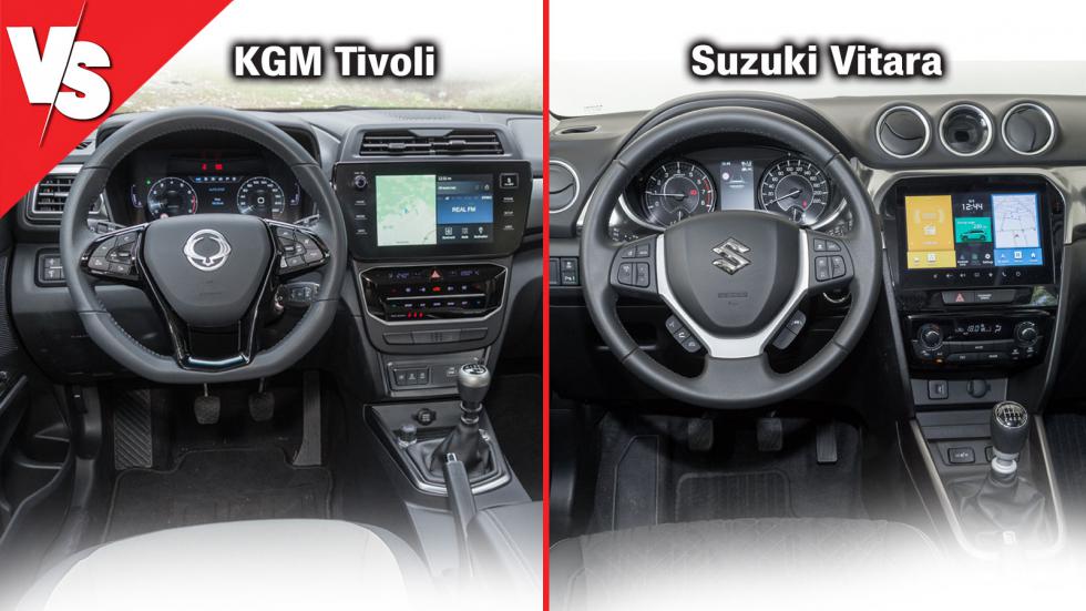 4κίνητα SUV πόλης με χειροκίνητο κιβώτιο: KGM Tivoli ή Suzuki Vitara;