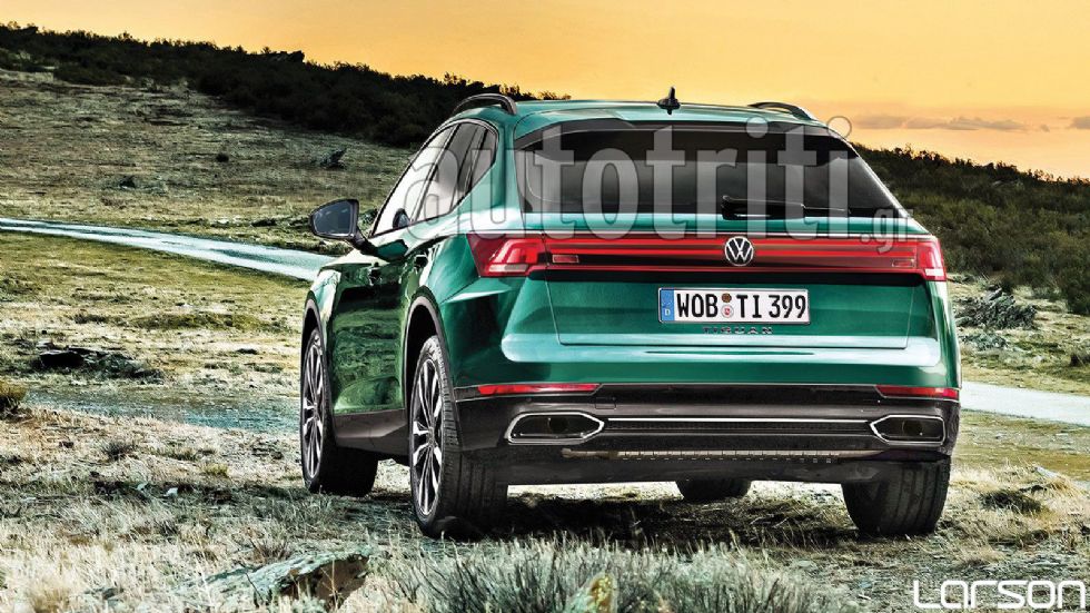 Οι κομψές καμπύλες στην τρίτη γενιά του Tiguan δεν θυμίζουν πολύ τις έντονες ακμές των προκατόχων του.