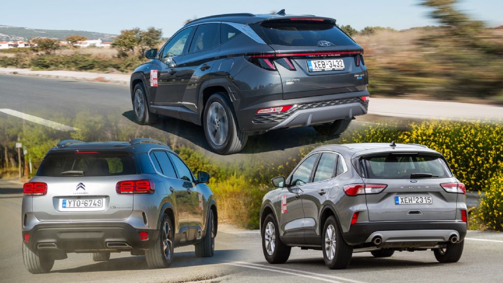 Στα ίδια λεφτά: Χώροι Kuga, άνεση C5 Aircross ή το hi-tech Tucson;