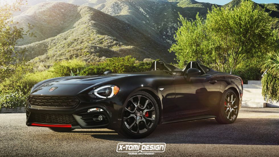 Στην X-Tomi Design δημιουργούν ψηφιακά το Abarth 124 Speedster.