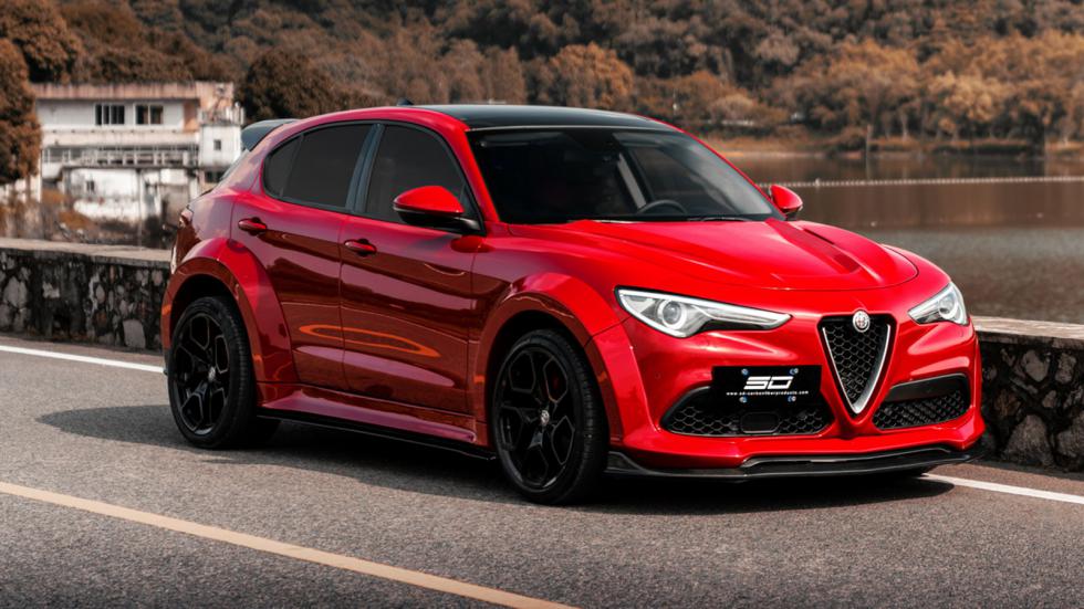 Η καλλονή Alfa Romeo Stelvio... «τουμπανιάστηκε»