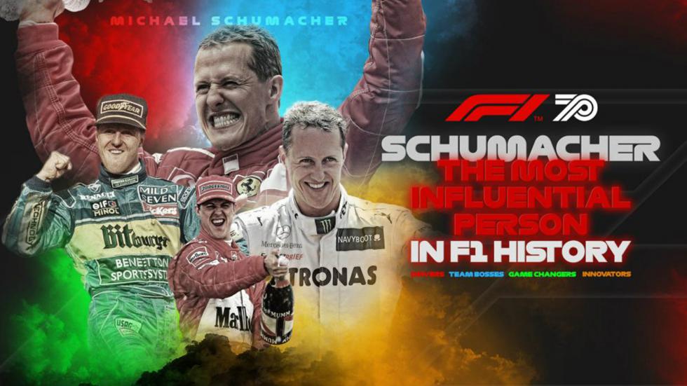 Ο Schumi η πιο σημαντική προσωπικότητα στην F1