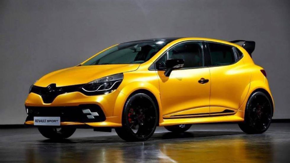 Μικρές αλλαγές στην εξωτερική σχεδίαση του Renault Clio RS KZ 01, με την προσοχή της Renault Sport να έχει στραφεί περισσότερο στον κινητήρα.