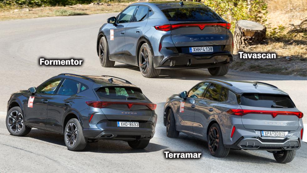 Ποιο οικογενειακό SUV CUPRA; Formentor, Terramar ή Tavascan;