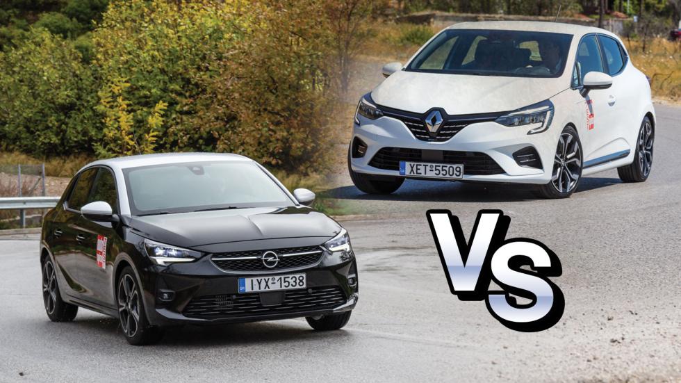 Super Συγκριτικό: Opel Corsa diesel vs Renault Clio diesel