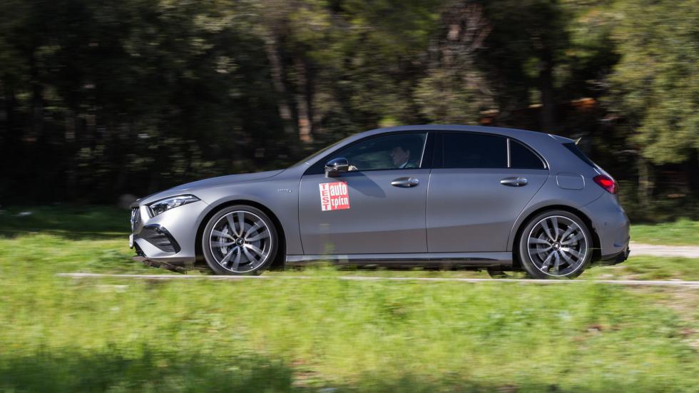 Η Mercedes-AMG A 35 4MOTION «παντρεύει» μαεστρικά την ποιοτική κύλιση με σπορ οδηγικό χαρακτήρα.