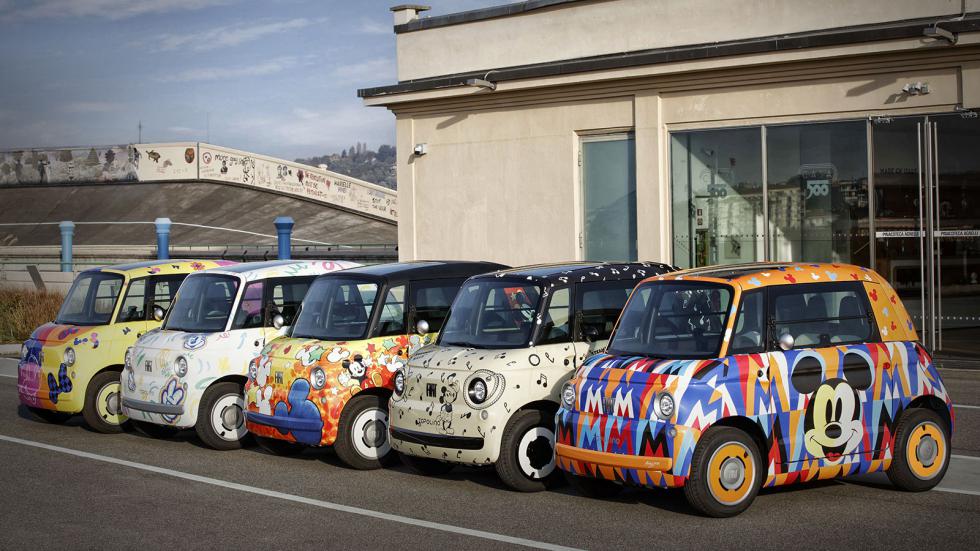 Η Fiat τιμά την Disney με πέντε Topolino αφιερωμένα στον Μίκυ Μάους