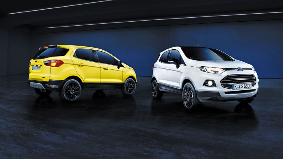 Το EcoSport διατίθεται με το βραβευμένο 1.000άρη EcoBoost βενζινοκινητήρα των 125 ίππων, με μέση κατανάλωση 5,4 λτ./100 χλμ.
