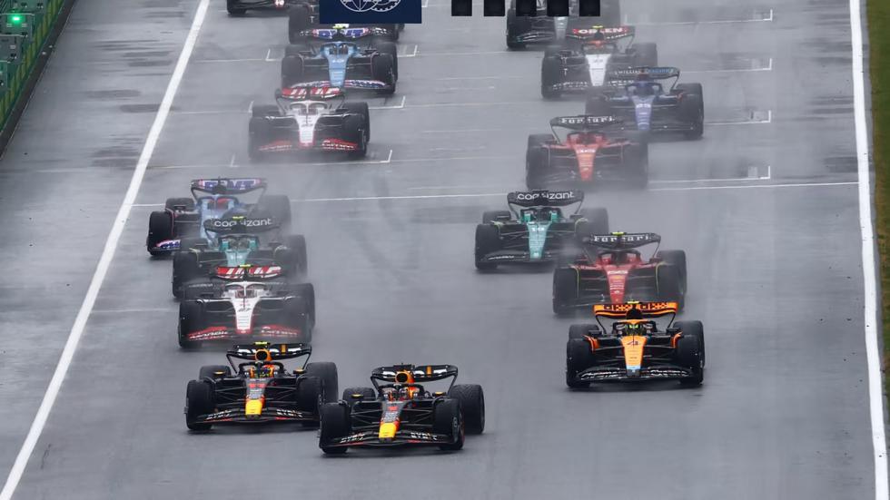 Spint GP Αυστρίας: Εύκολα ο Verstappen μετά από μάχη με τον Perez στην εκκίνηση