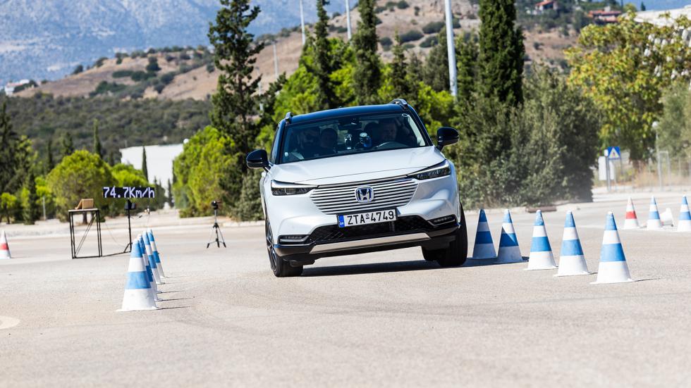 Το υβριδικό Honda HR-V στο Test αποφυγής κινδύνου