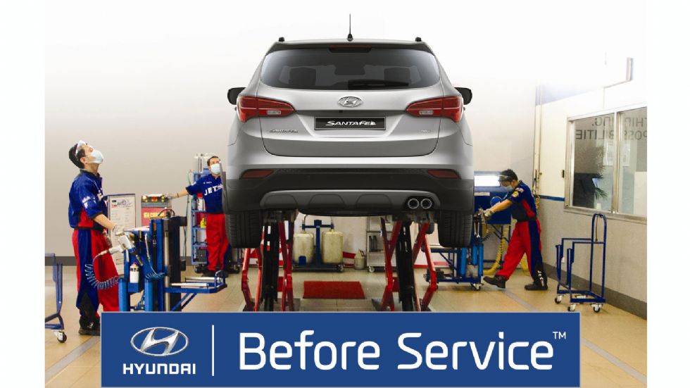 Σύμφωνα με το πρόγραμμα «Before Service», ο κάθε κάτοχος Hyundai μπορεί να επωφεληθεί από σημαντικές παροχές.