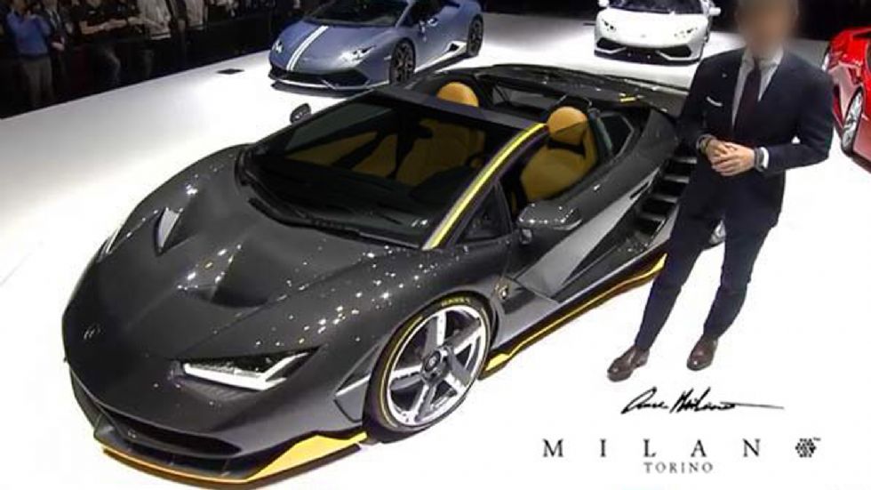 Η Lamborghini Centenario, παρουσιάστηκε επίσημα στο σαλόνι αυτοκινήτου της Γενεύης.