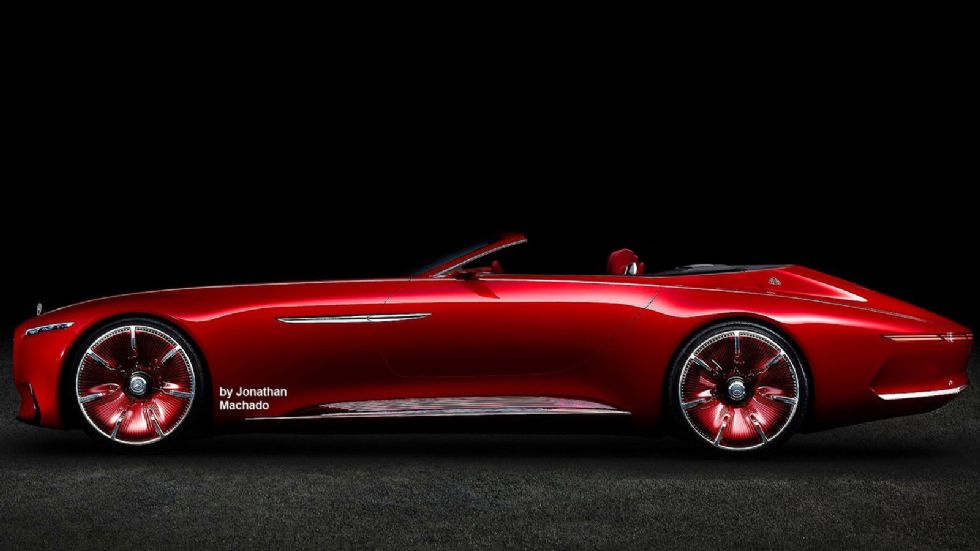 Μια ανοικτή Vision Mercedes-Maybach 6 (ψηφιακά επεξεργασμένη εικόνα), θα ήταν σίγουρα ένα σημαντικό «όπλο» στον «πόλεμο» που θέλει να ανοίξει η Mercedes-Benz μέσω της Maybach, στην Rolls-Royce και τη 