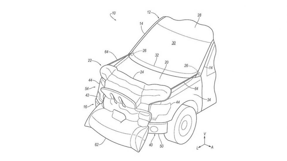 Μπροστινό εξωτερικό αερόσακο οχήματος ετοιμάζει η Ford