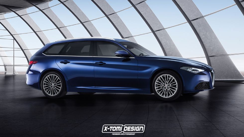 Οι άνθρωποι της X-Tomi Design ετοίμασαν για εμάς την Alfa Romeo Giulia Sportwagon.