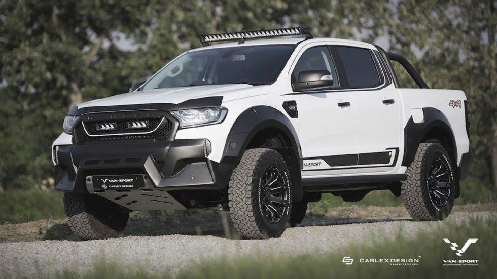 Το Ford Ranger μεταμορφώθηκε από τους ανθρώπους της M-Sport, με το τελικό αποτέλεσμα να θυμίζει το κορυφαίο F150 Raptor και να φέρνει την αύρα του μηχανοκίνητου αθλητισμού.