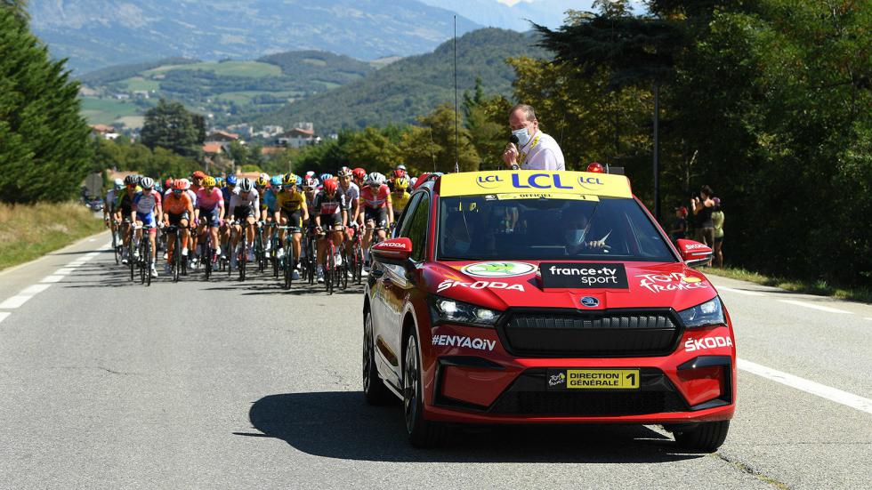 Το Skoda Enyaq iV εξηλεκτρίζει το Tour de France