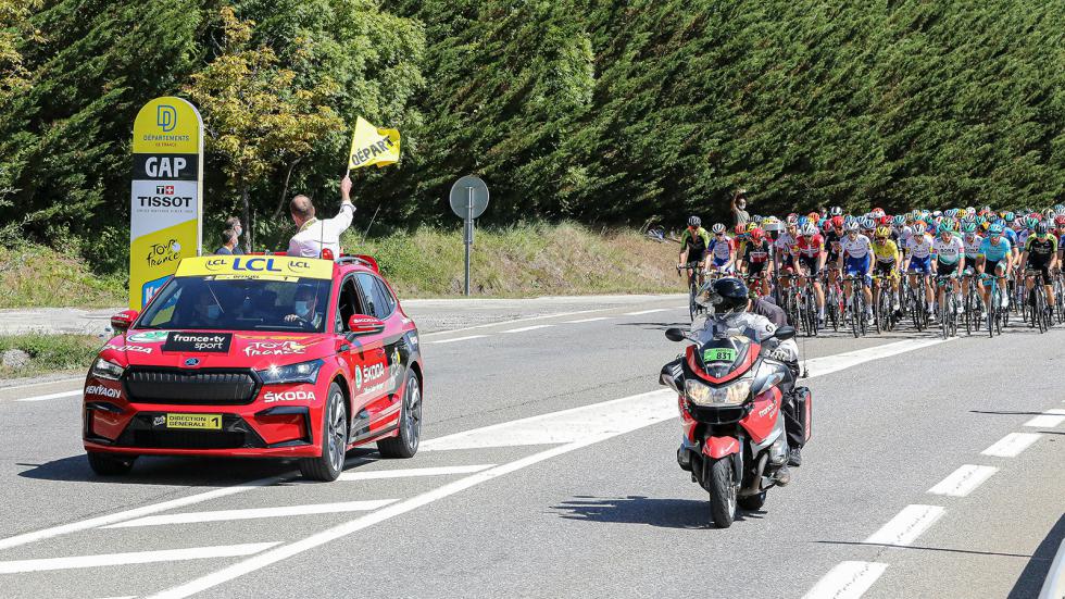 Το Skoda Enyaq iV εξηλεκτρίζει το Tour de France