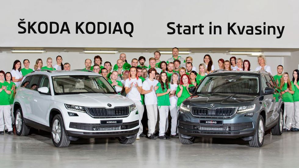 Πλέον το Skoda Kodiaq παράγεται με φουλ ρυθμούς.