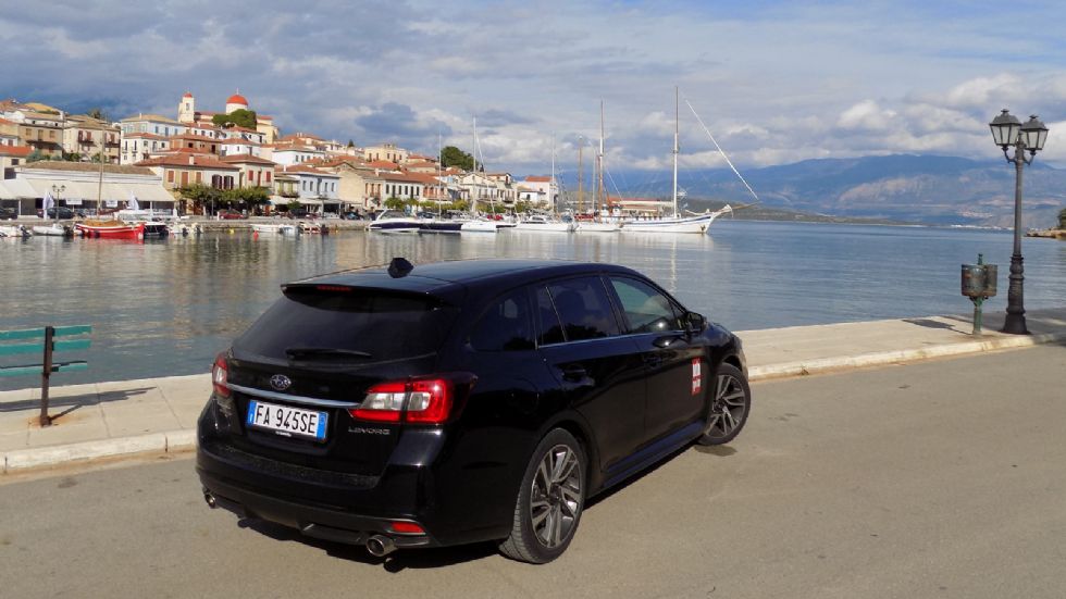 Το νέο Levorg είναι ένα επιβλητικό station wagon, με υπέρ του δέοντος σπορ γραμμές και χώρους για 5 επιβάτες συν τις αποσκευές τους.