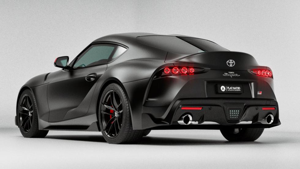 H νέα Toyota Supra με τα πίσω φώτα της προηγούμενης