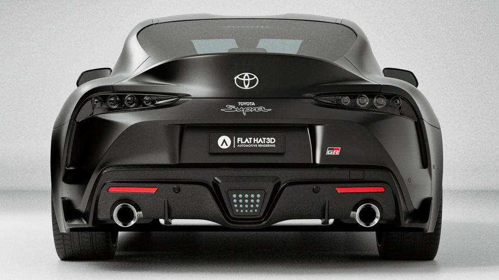 H νέα Toyota Supra με τα πίσω φώτα της προηγούμενης