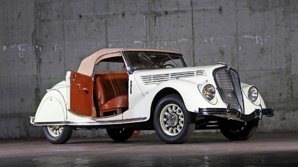 Το VIVA GRAND SPORT Cabriolet του 1932 με τον προηγμένο αεροδυναμικό σχεδιασμό.