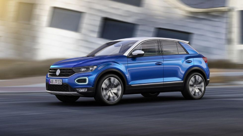 H παλέτα των μηχανικών συνόλων του VW T-Roc θα απαρτίζεται από 3 κινητήρες βενζίνης και 3 diesel.