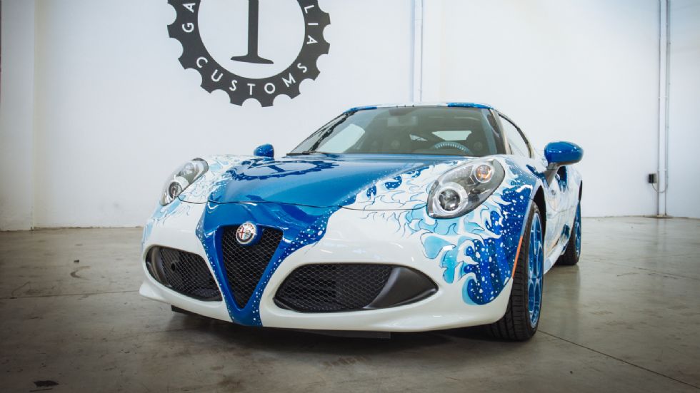 Δείτε τις φωτογραφίες της μοναδικής Alfa Romeo 4C Coupe Hokusai.