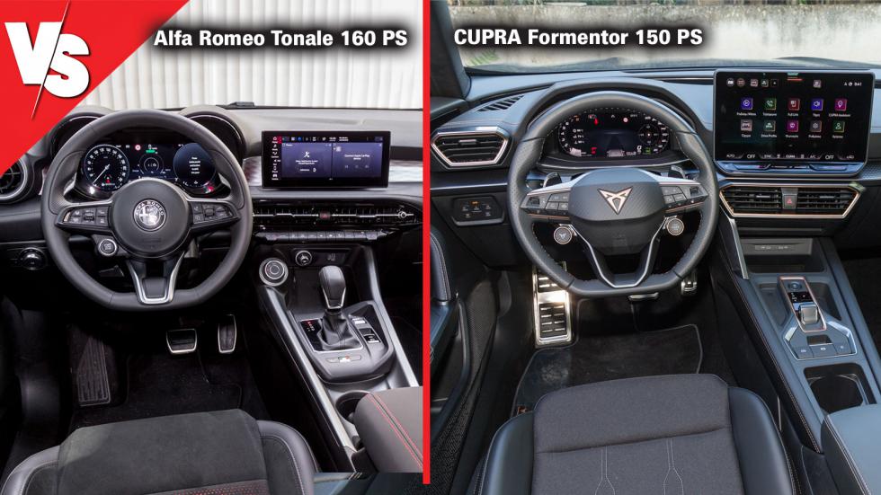 Σπορ σε εμφάνιση & οδήγηση SUV: Alfa Romeo Tonale ή CUPRA Formentor;