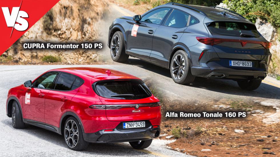 Σπορ σε εμφάνιση & οδήγηση SUV: Alfa Romeo Tonale ή CUPRA Formentor;