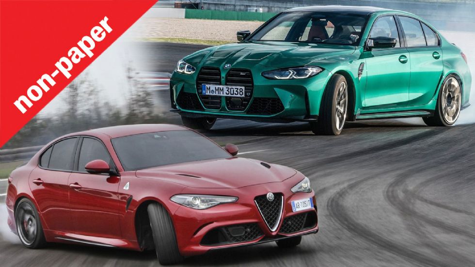 BMW M3 Vs Alfa Giulia Quadrifoglio: Mάχη γιγάντων ή δεινοσαύρων; 