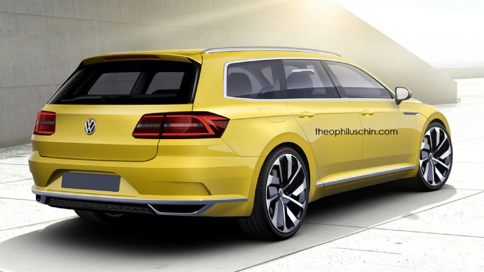 Αυτή είναι η εκδοχή του Τheophilus Chin για το VW Arteon station wagon.