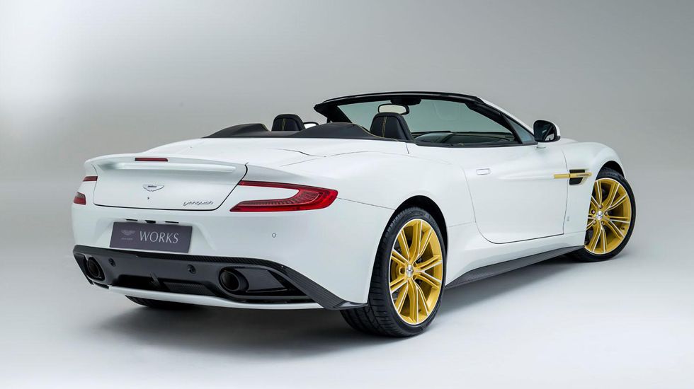 Η επετειακή Works 60th Anniversary Limited Edition Vanquish έχει ισχύ 575 ίππων και κάνει το 0-100 χλμ./ώρα σε 3,7 δλ.