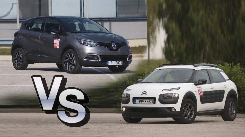 Τα Citroen C4 Cactus και Renault Captur προσφέρουν κάτι διαφορετικό στις καθημερινές μας μετακινήσεις.