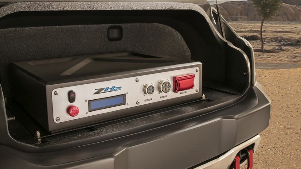 Το Colorado ZH2 χρησιμοποιεί τη μονάδα Exportable Power Take-Off (EPTO), που επιτρέπει τη μεταφορά από το αυτοκίνητο των κυψελών καυσίμου, ώστε το υδρογόνο να τροφοδοτεί με ενέργεια περιοχές δίχως ρεύ
