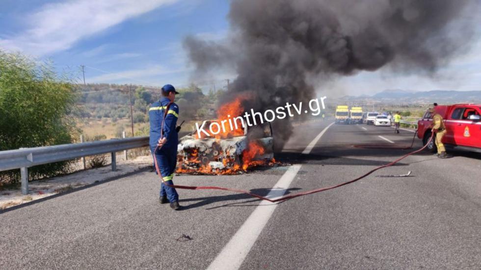 Τραγικό δυστύχημα στην Εθνική Αθηνών-Κορίνθου με νεκρούς & τραυματίες (+video)