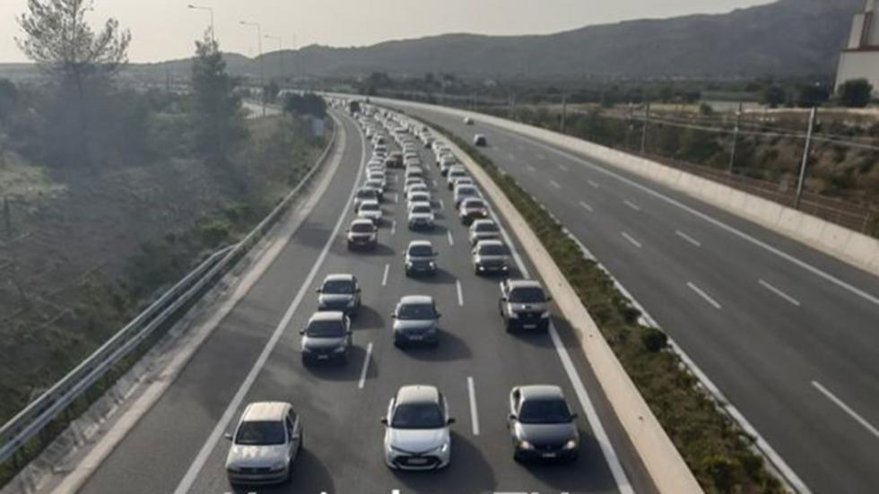 Κανονικά η κίνηση στην Εθνική Οδό - Live η κίνηση στους δρόμους