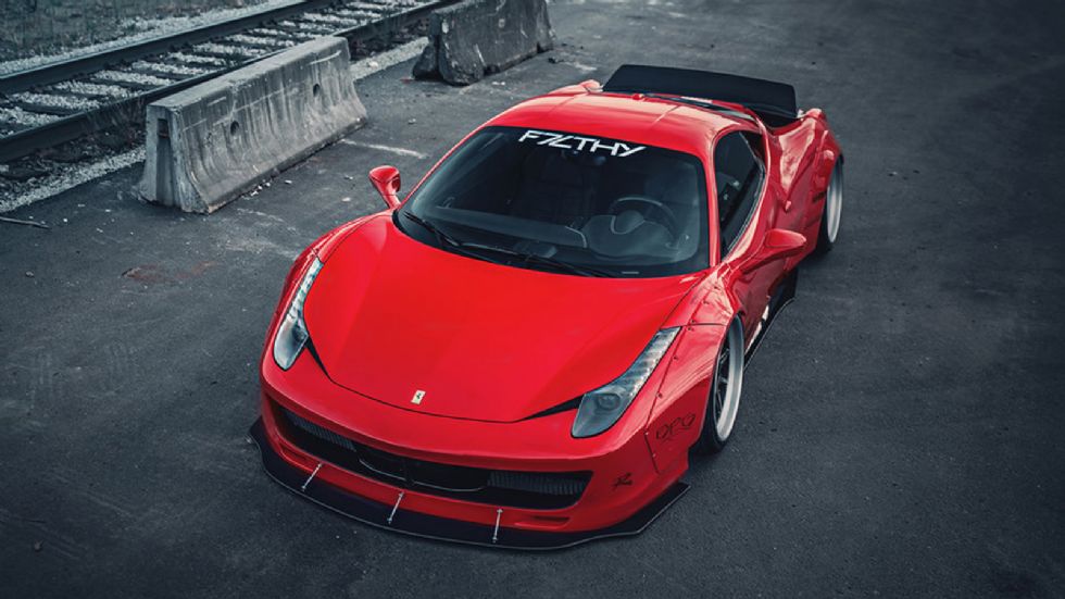 H Liberty Walk έκανε tunning στην 458 Ιtalia