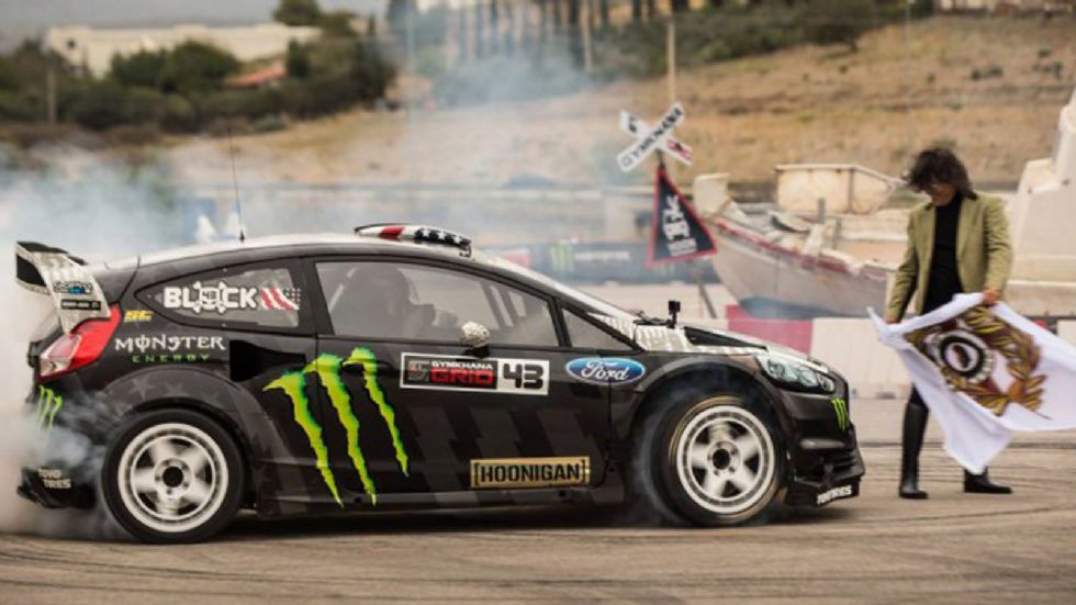 Ο Ken Block κάπνισε τον Ηλία Ψινάκη.