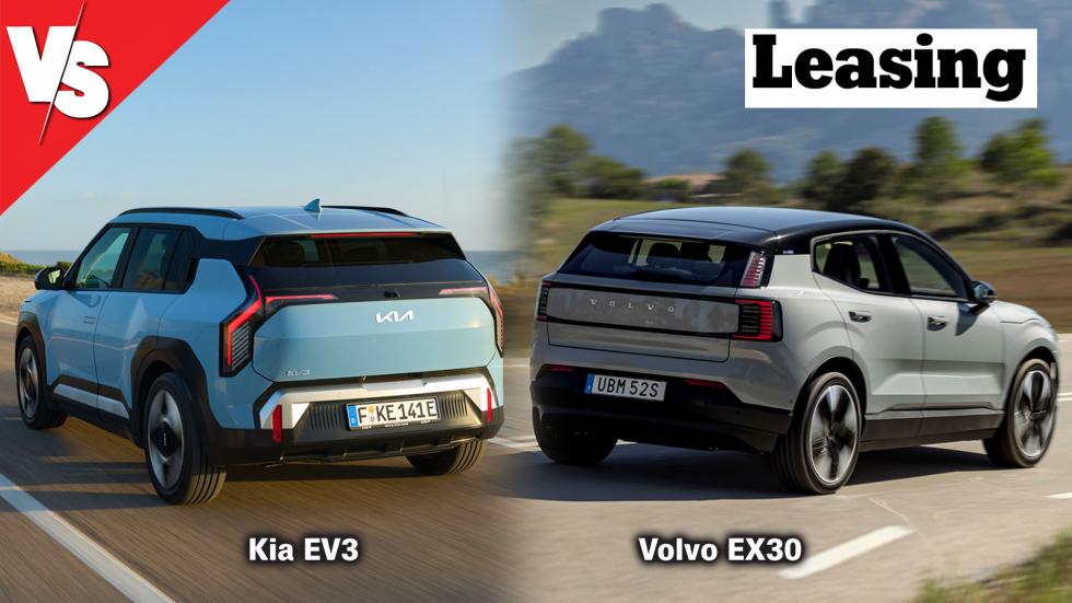 Ηλεκτρικά SUV πόλης με leasing: Kia EV3 (204 PS) ή Volvo EX30 (272 PS);