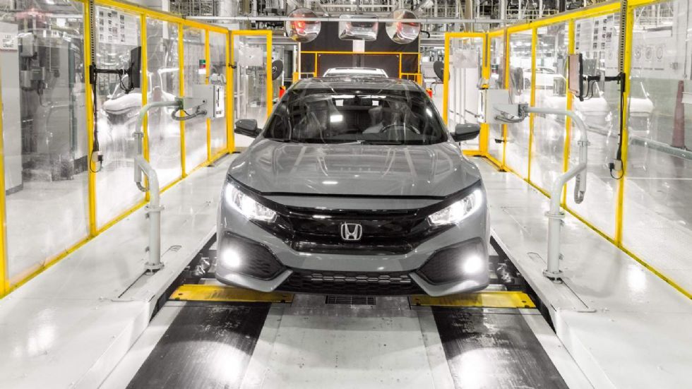 Στην Ιαπωνία μέρος της παραγωγής του Honda Civic